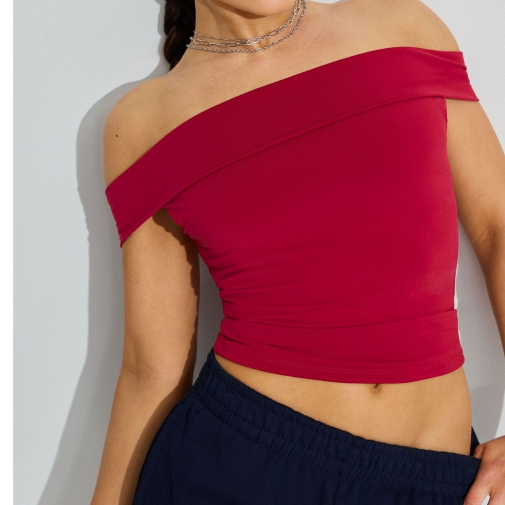 Garage Off-Shoulder Top